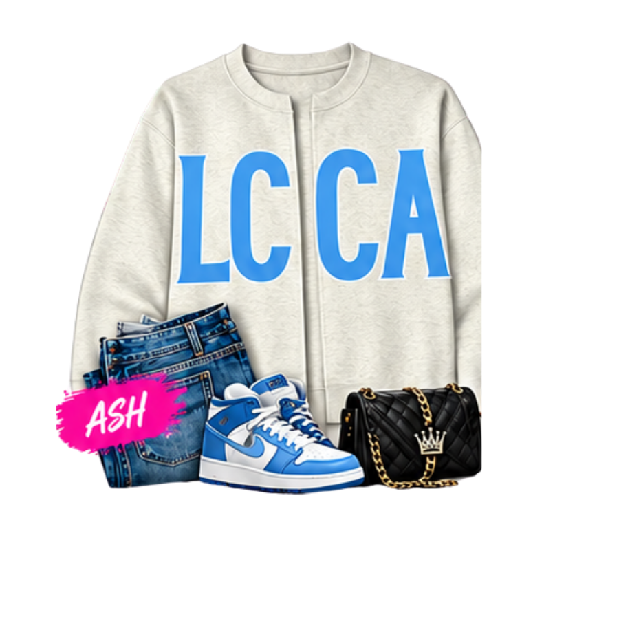 SPLIT CARDIGAN SWEATSHIRT